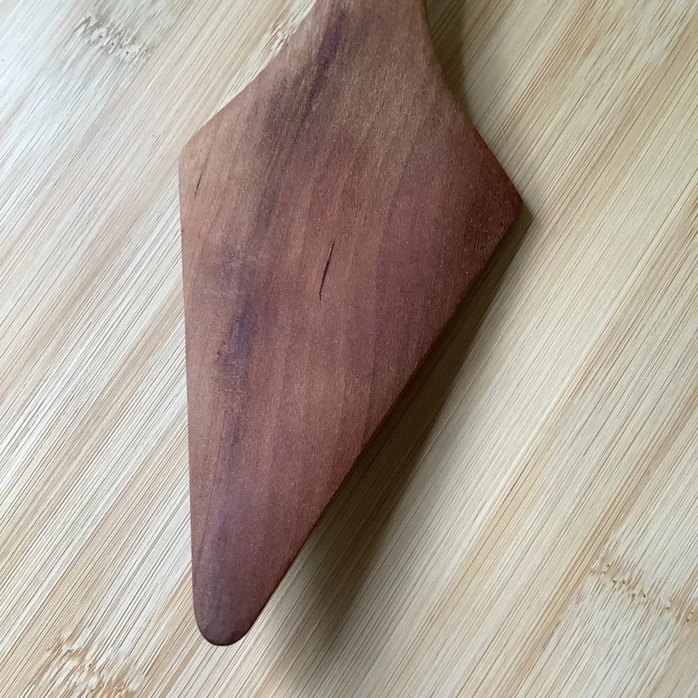🆕Handcrafted Handmade Wood Pie Server